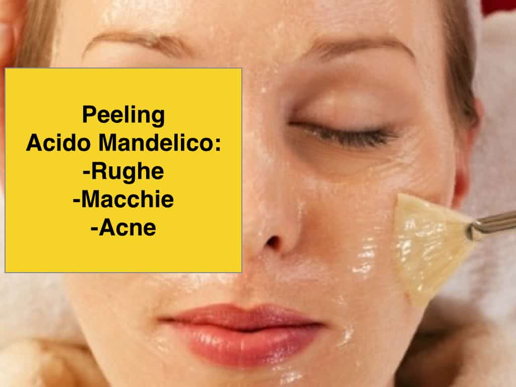 pulizia del viso con peeling